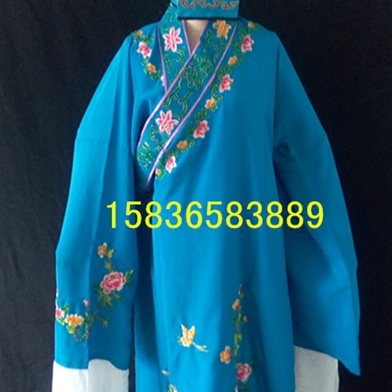 古装戏服梁祝越剧四大才子小生衣梁山伯小N生褶子祝英台戏曲服装