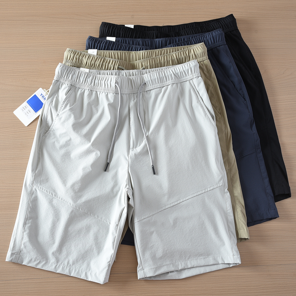 2025夏季新款速干透气舒适松紧腰运动短裤男百搭休闲短裤男五分裤