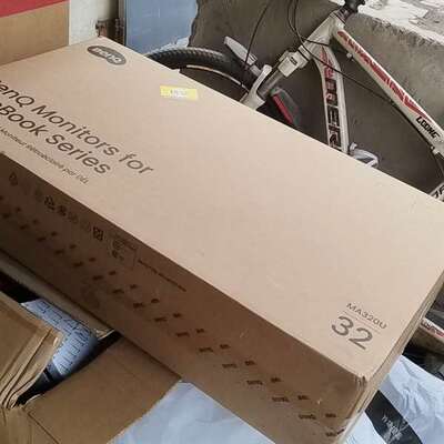 询价购-明基显示器包装箱，MA320U,实物图带内