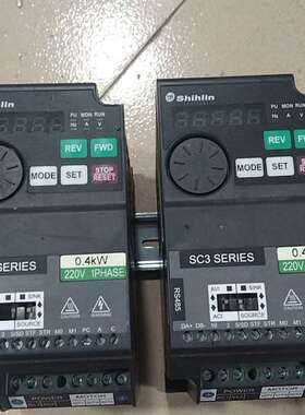 询价购-台湾士林SC3-021-0.4K变频器 0.4KW 成色九