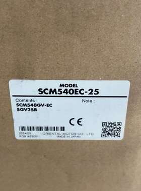 询价购-Oriental Motor东方马达调速电机SCM540EC