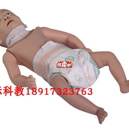 热销高级儿童气管切F开护理训练模型小儿气管切开模型婴儿模