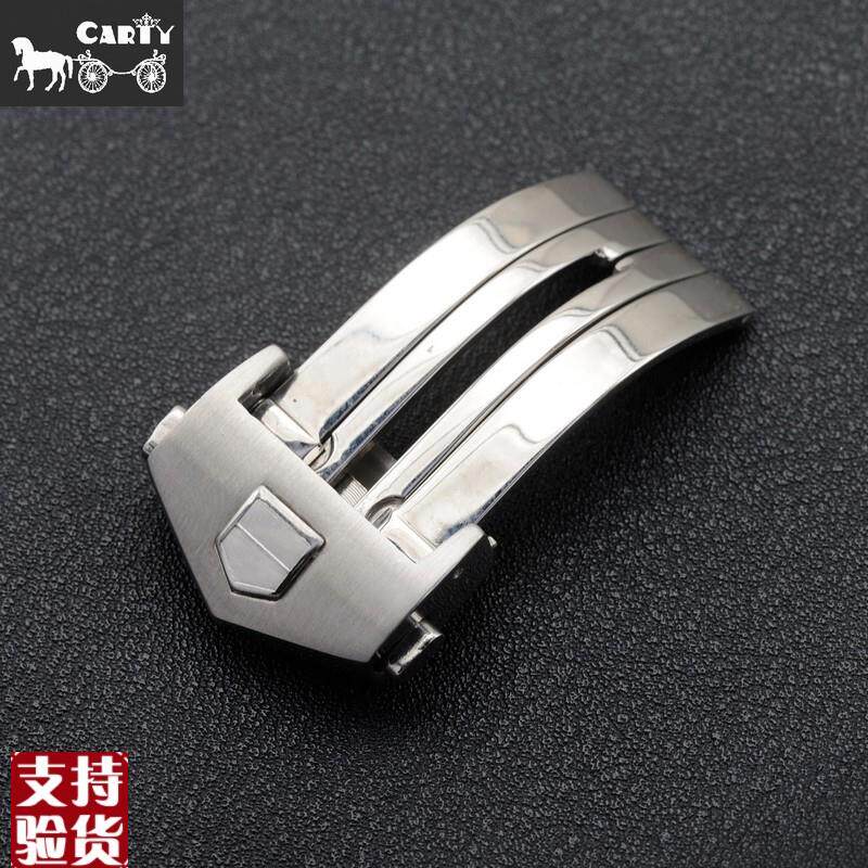 适配carty表带扣折叠扣适用豪雅表扣折G叠表扣18mm20mm配件