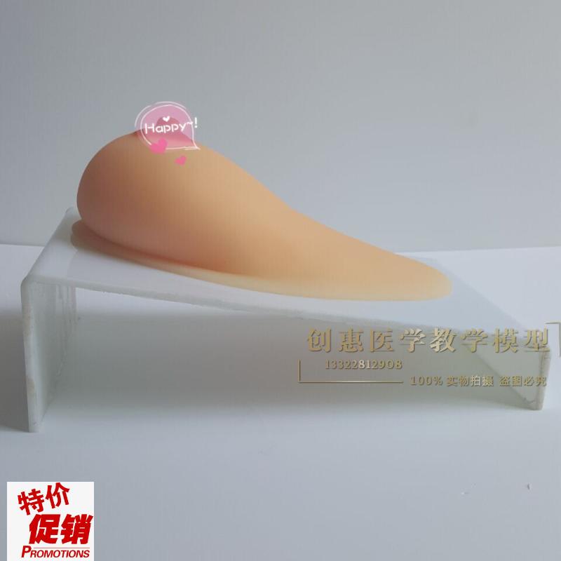 女性乳房纯硅胶i乳房模型单个乳房哺乳模型催乳培训模型催乳模型