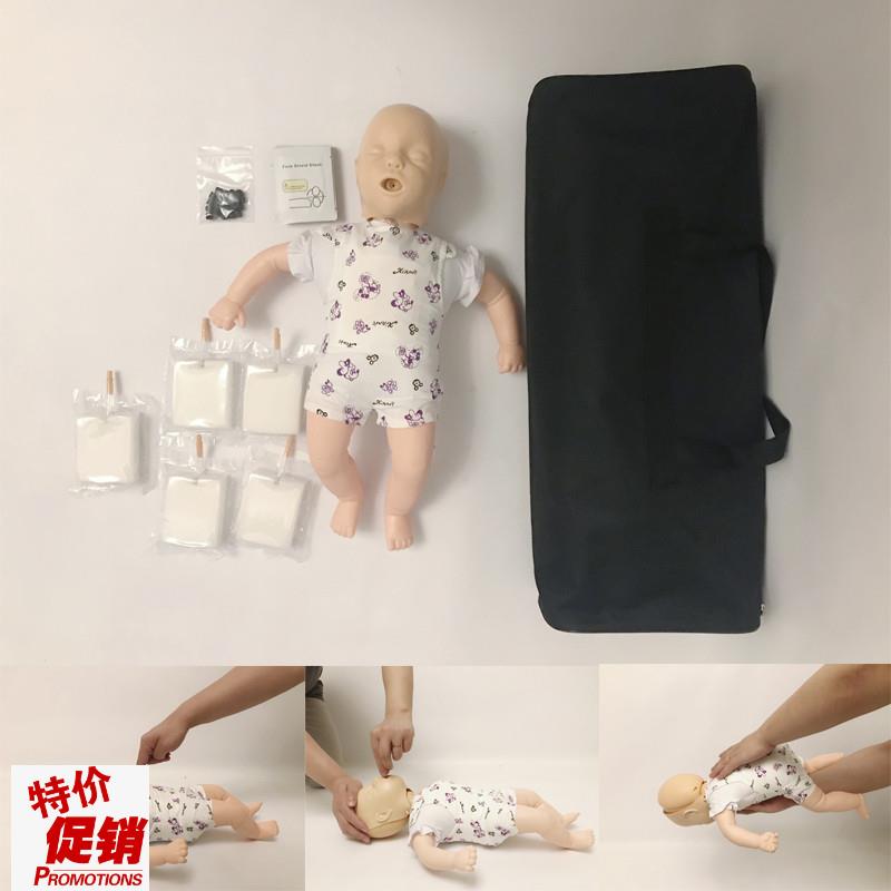 孕妇学校安全教h育教具高级婴儿气管异物梗塞CPR急救示教娃娃模型