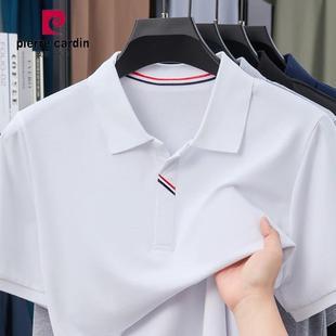 t恤半袖 皮尔卡丹夏季 短袖 冰丝翻领POLO衫 上衣 男中年休闲打底男士