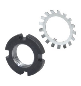 锁紧螺母BKJ51 52-M10 M12 M15 M17 M20 M25 M30M35-0.75 1.0 1.5