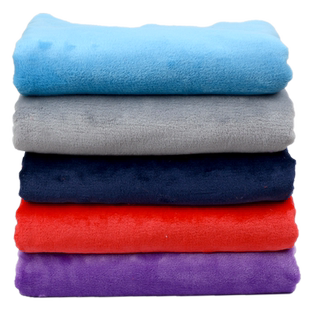 秋冬加厚双面法兰绒纯色布料毛绒布睡衣裤珊瑚绒毛毯居家服装面料