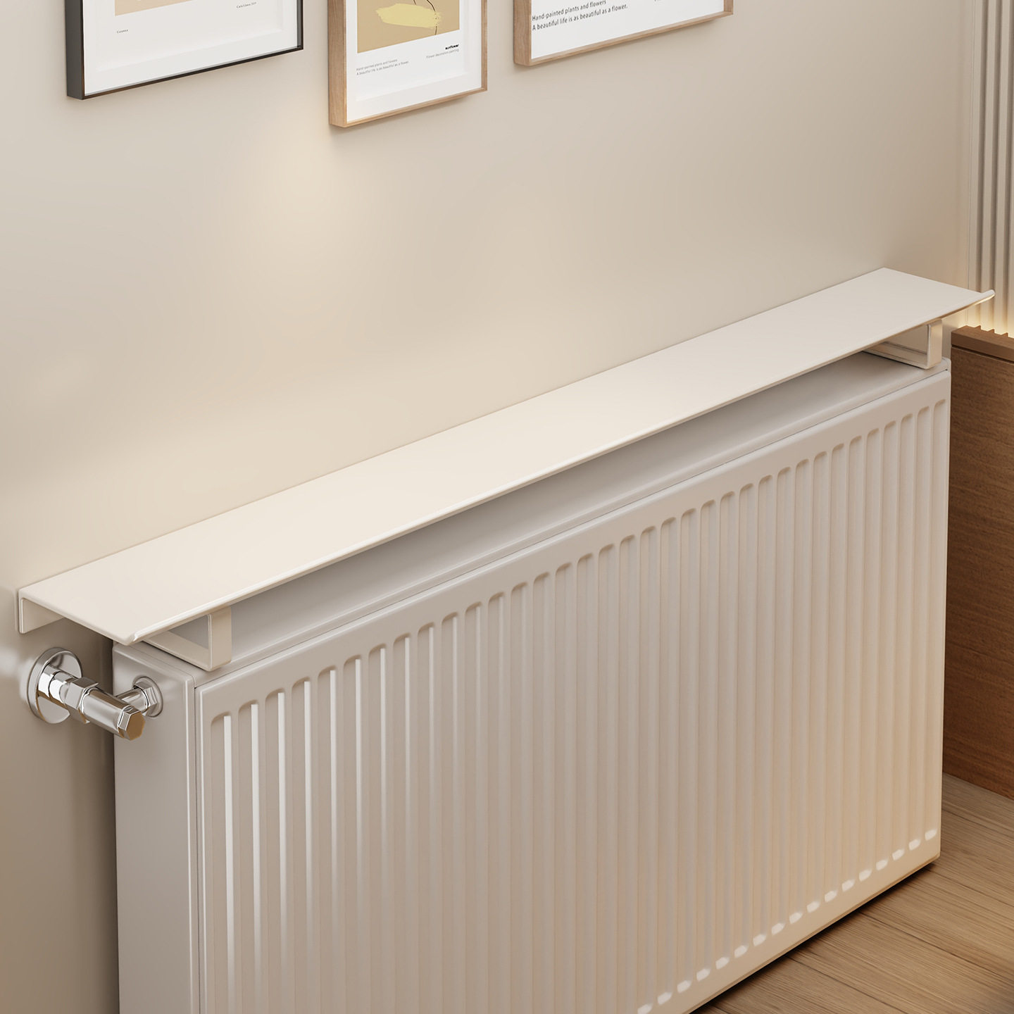 暖气片上方置物架客厅家用沙发后装饰整理架隔板暖气管上遮挡,收纳整理,整理隔板,淘宝优惠券,粉丝福利购,淘宝优惠卷