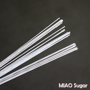 【喵糖】22#26#30#号花艺白色纸包铁丝糯米纸花糖花黏土粘土铁丝
