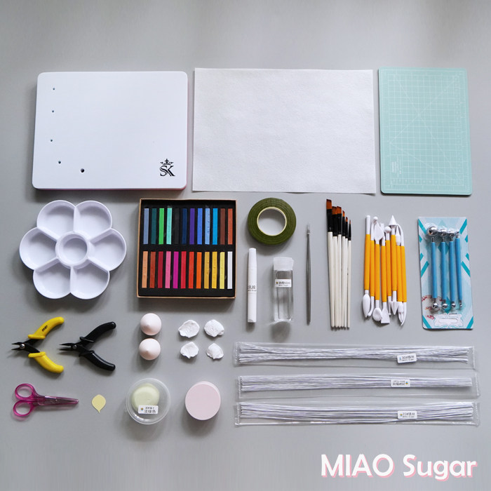 【喵糖】超级工具包糯米纸花材料包仿真花糖威化纸花制作diy教程