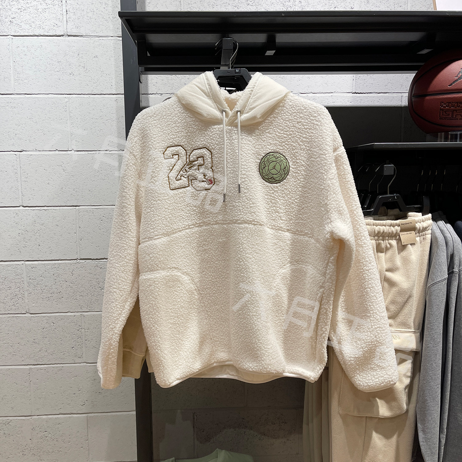 JORDAN男士卫衣羊羔绒套头衫