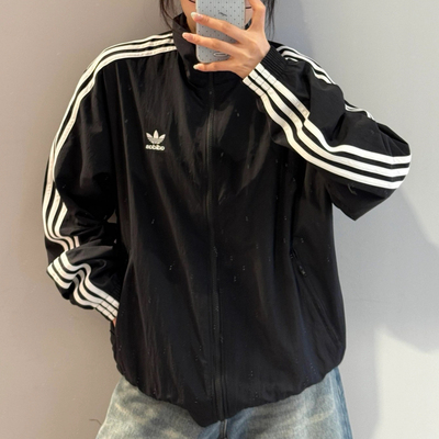 阿迪达斯三叶草男女情侣外套