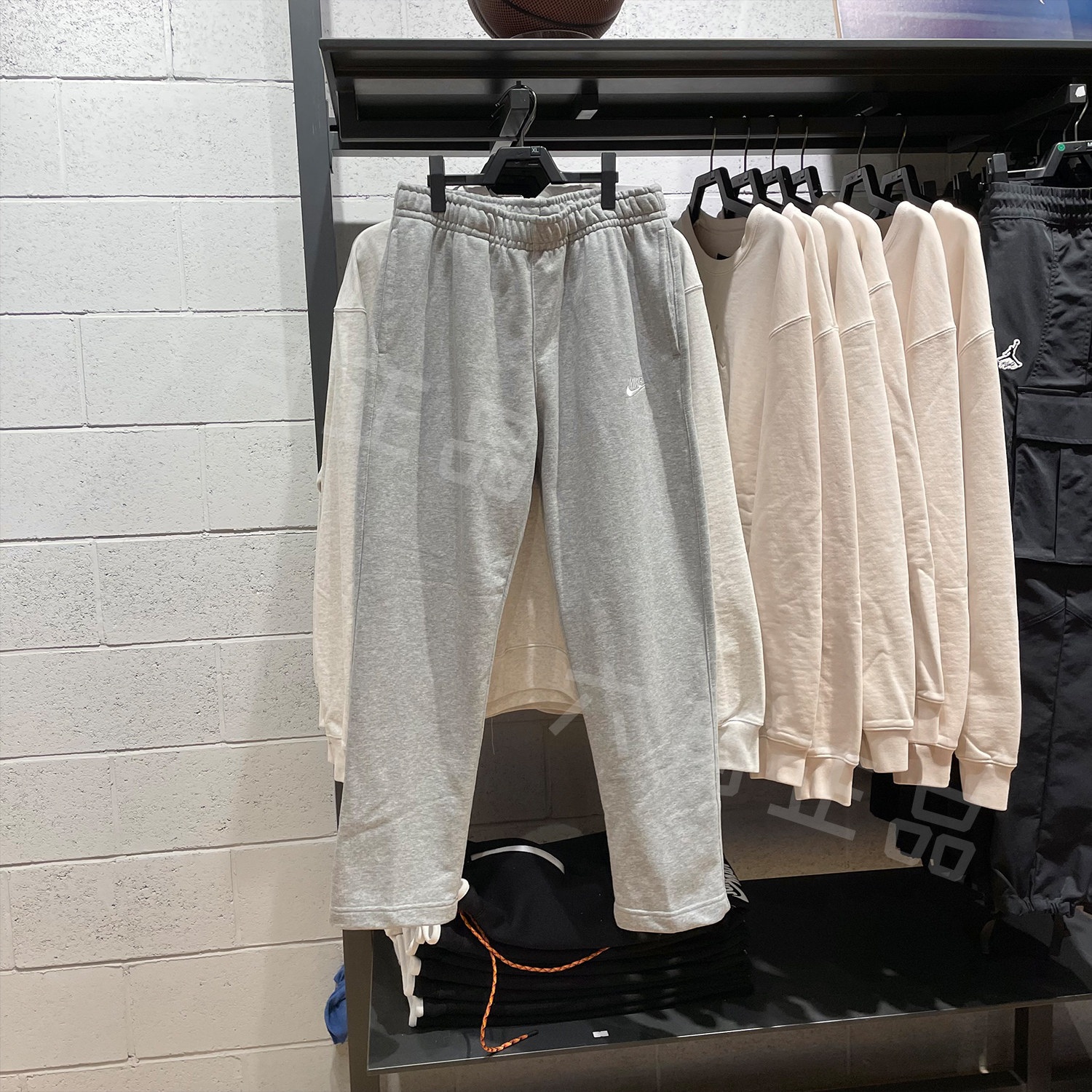 耐克男士针织运动裤阔腿长裤