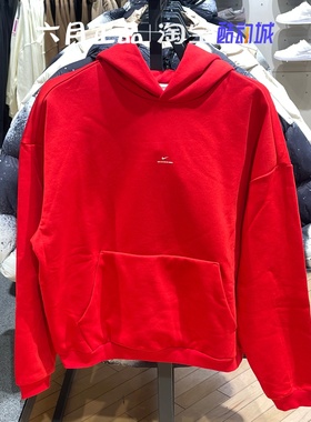 正品Nike耐克男子篮球卫衣本命年红色加绒长袖套头衫 IM5919-657