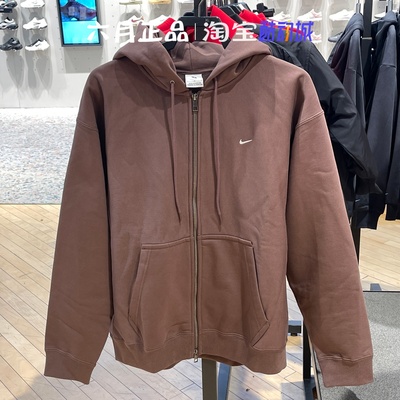 Nike耐克男子加绒保暖外套刺绣