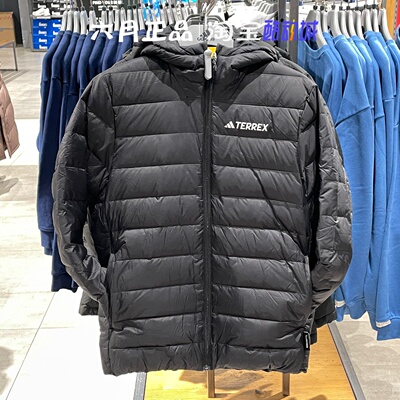 阿迪达斯TERREX户外轻薄羽绒服
