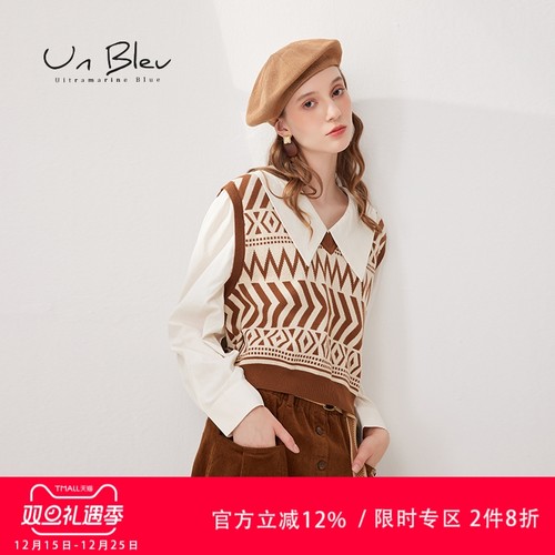 假两件衬衫女慵懒风小众原创设计