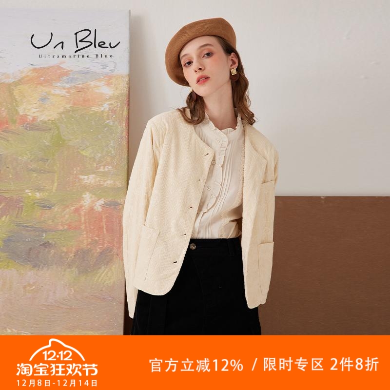 unbleu高级感短款上衣