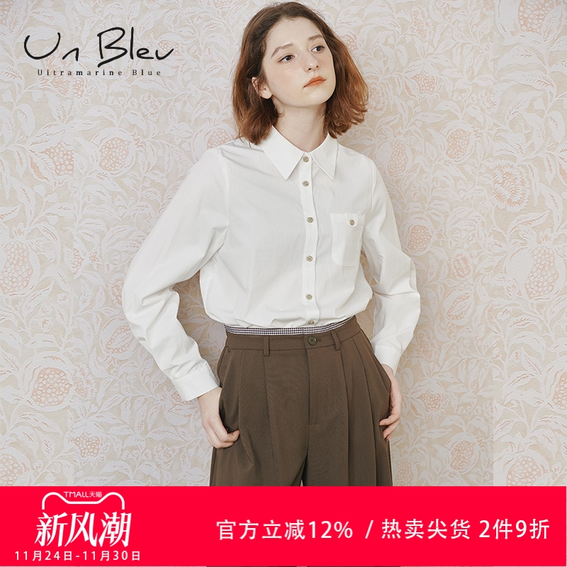 白色衬衫女2025新款时尚