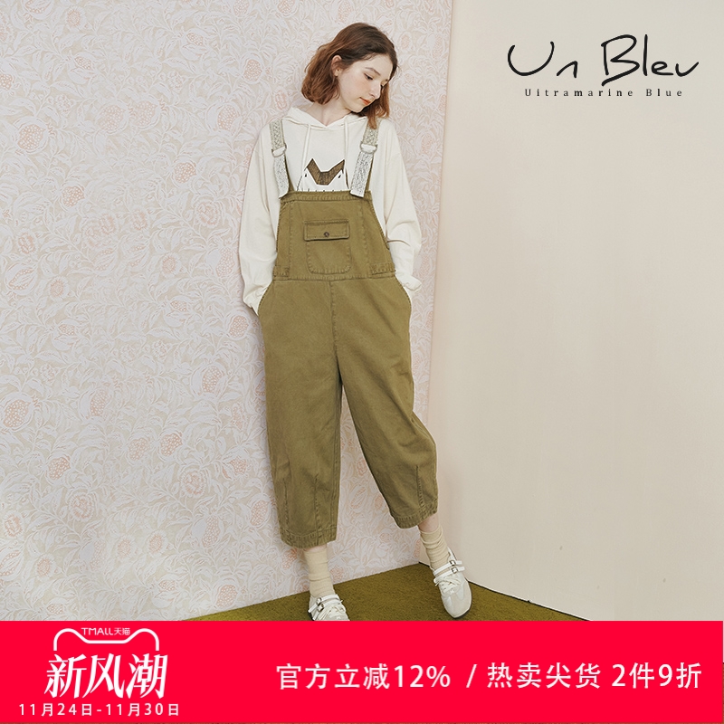 工装背带裤女早秋女装2025新款