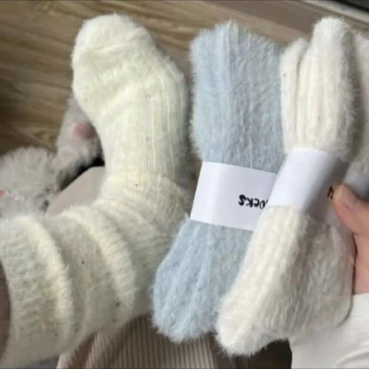 秋冬森系百搭ins风堆堆袜