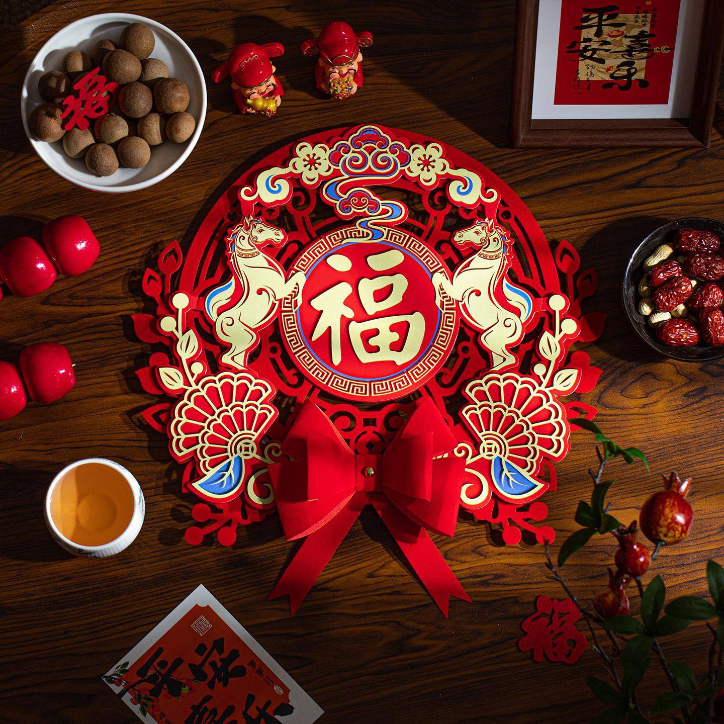 马年立体福字门贴生肖挂饰新年装饰春节年货过年植绒磁吸2026新款,节庆用品/礼品,福字/窗花/窗贴,淘宝优惠券,粉丝福利购,淘宝优惠卷