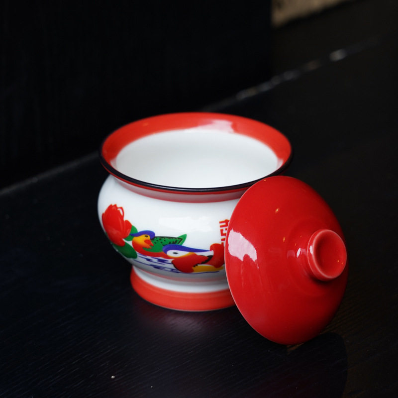复古怀旧痰盂陶瓷烟灰缸客厅家用装饰摆件创意个性烟缸防飞灰防风,家居饰品,装饰烟灰缸,淘宝优惠券,粉丝福利购,淘宝优惠卷
