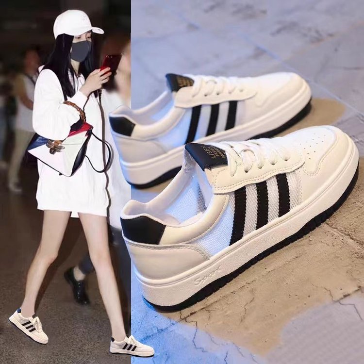 爆款潮鞋春季休闲爆款2025年新款小白鞋女鞋夏款韩版百搭运动板鞋