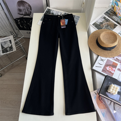 封神瘦瘦小黑喇叭裤~冬季