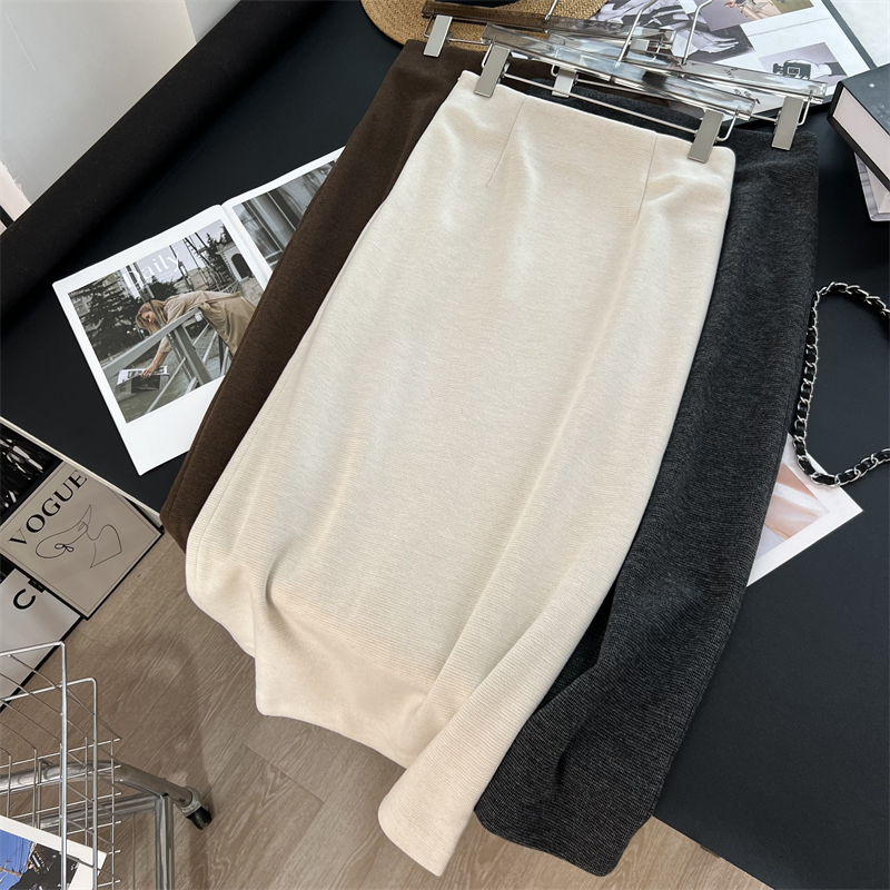 加厚保暖半身裙中裙秋冬