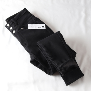 显瘦高腰小脚牛仔裤 加绒修身 女 牛货日本好面料 一条过冬系列