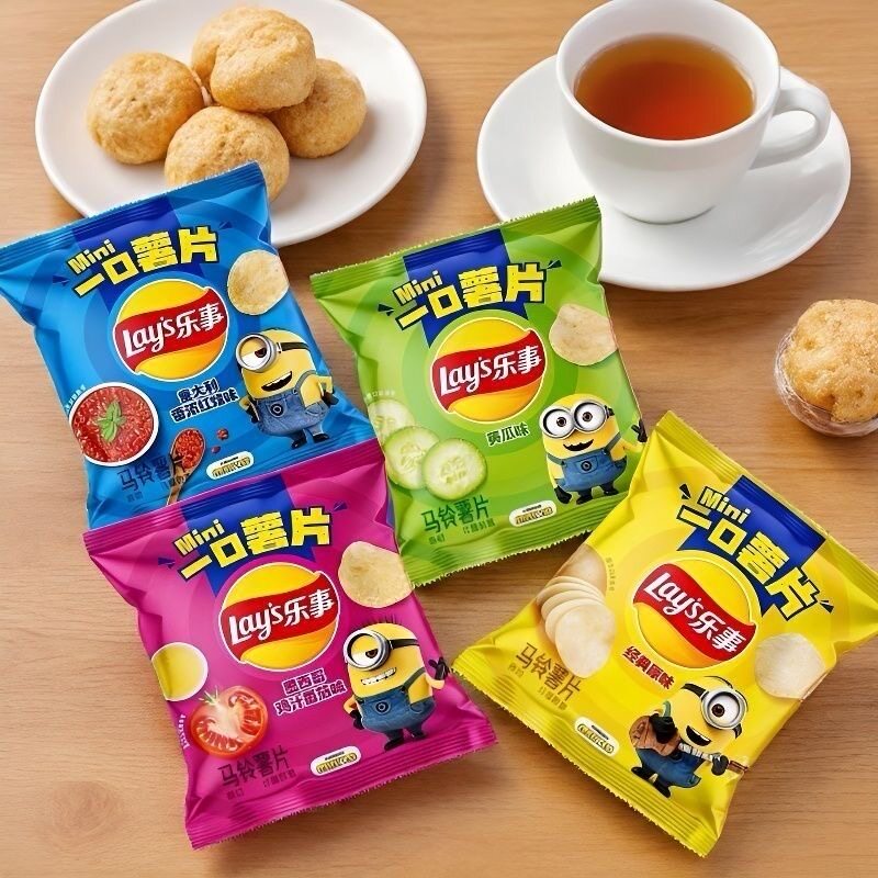【乐事】一口薯片土豆片经典原味袋装散称红烩味追剧零食品小黄人