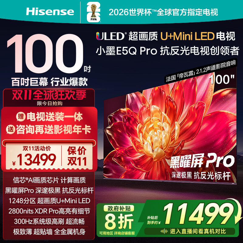 总裁推荐海信电视小墨100E5QPro