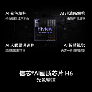 Hisense/海信 海信电视55E7N Pro 55英寸 U+MiniLED 黑耀屏