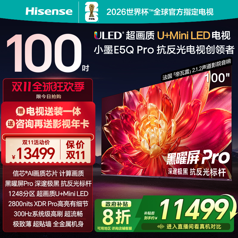 总裁推荐海信电视小墨100E5QPro