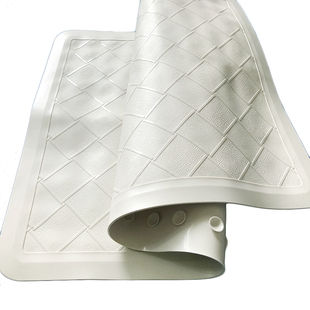 特惠酒店客房浴室地垫PVC非橡胶防滑垫乳白简约洗澡安全防滑倒脚