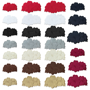 大中小号花朵衣服补丁贴羽绒服裤 子自粘刺绣布贴沙发破洞修补贴