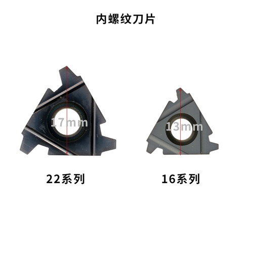数控梯形内螺纹刀片16/22IR 2/3/4/5/6TR PRC车床 合金T型牙刀片