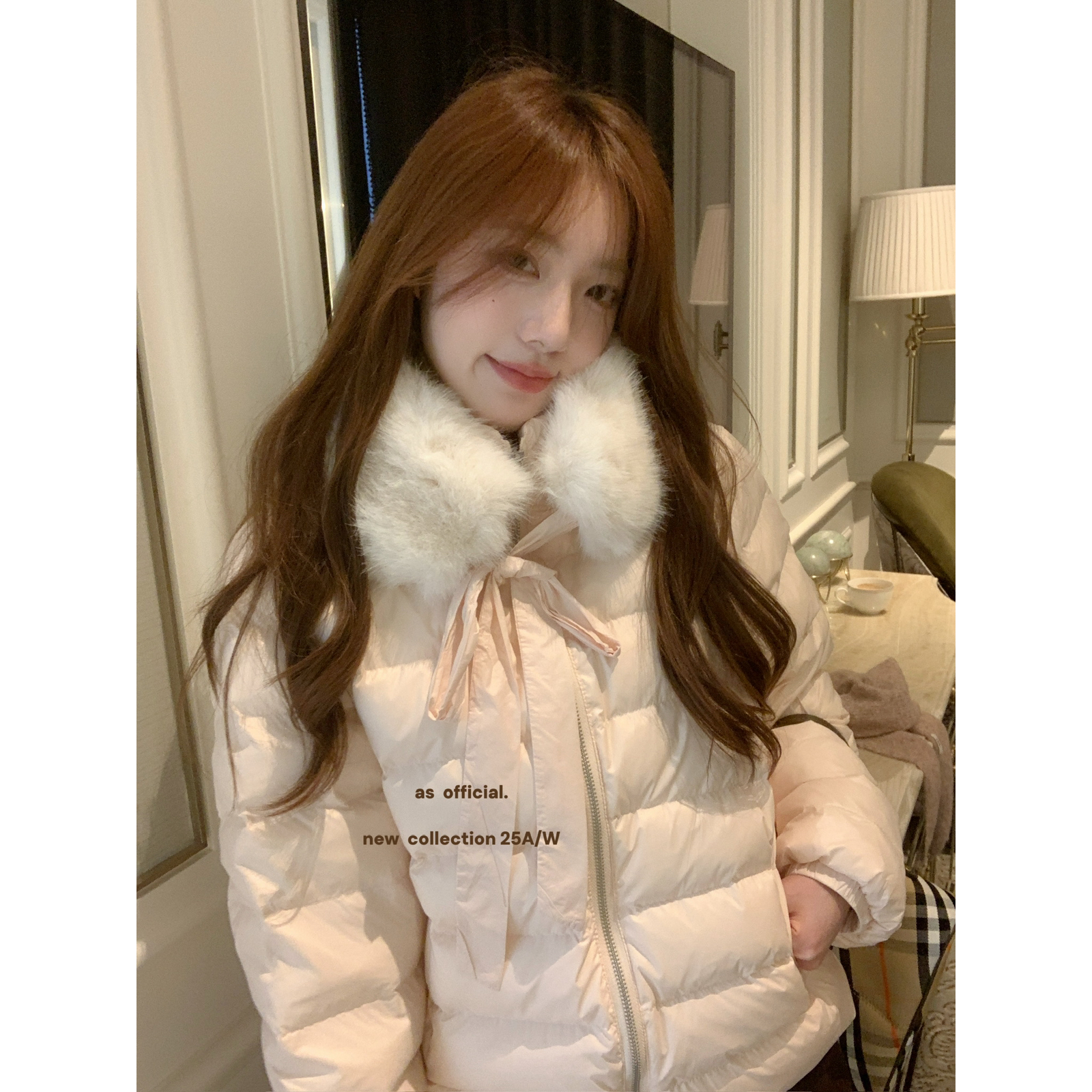 AS OFFICIAL-排骨保暖羽绒服外套(配毛领可拆)(心水N+1次～)25931