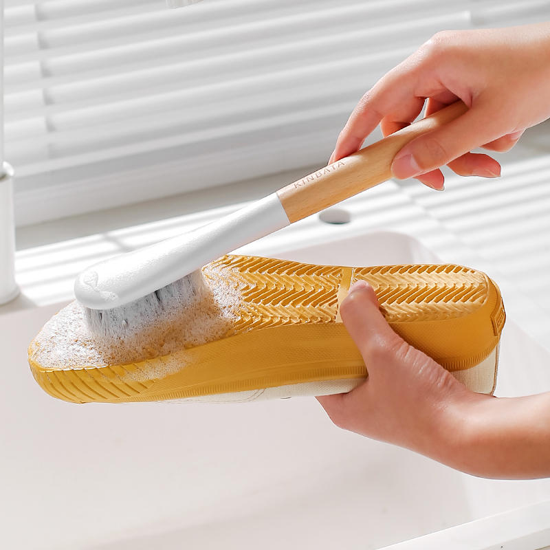 川岛屋鞋刷软毛不伤鞋长柄多功能清洁板刷洗衣刷洗鞋专用刷子家用