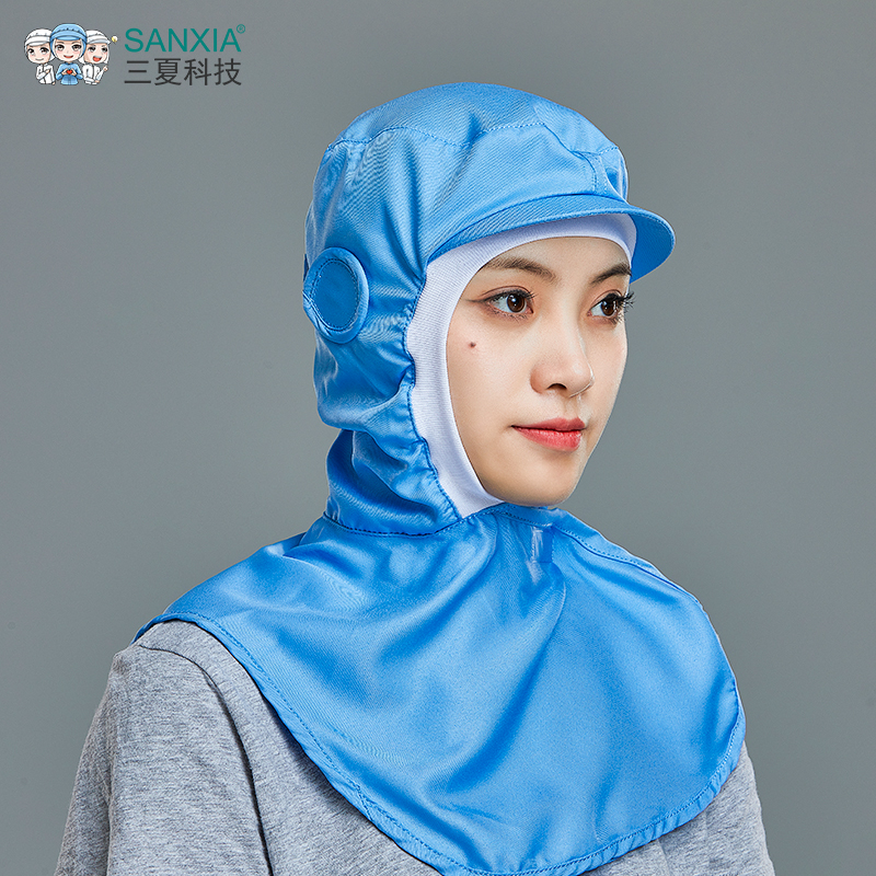 食品厂工作帽洁净女长发