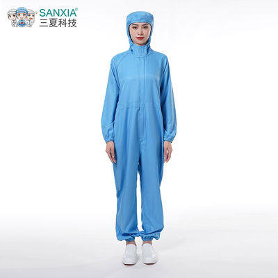 套装白色连帽通用车间工作服包邮