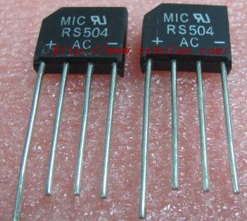 RS504整流桥直插扁桥整流器