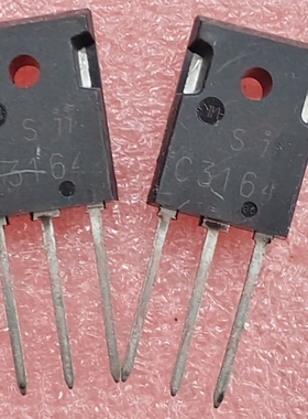 大功率三极管C3164 /2SC316TO-3P 10A 500/400V开关三极管