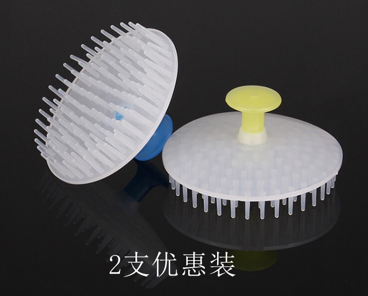 日本洗头刷洗头梳子按摩刷洗头刷子成人家用洗头器抓头器2只装