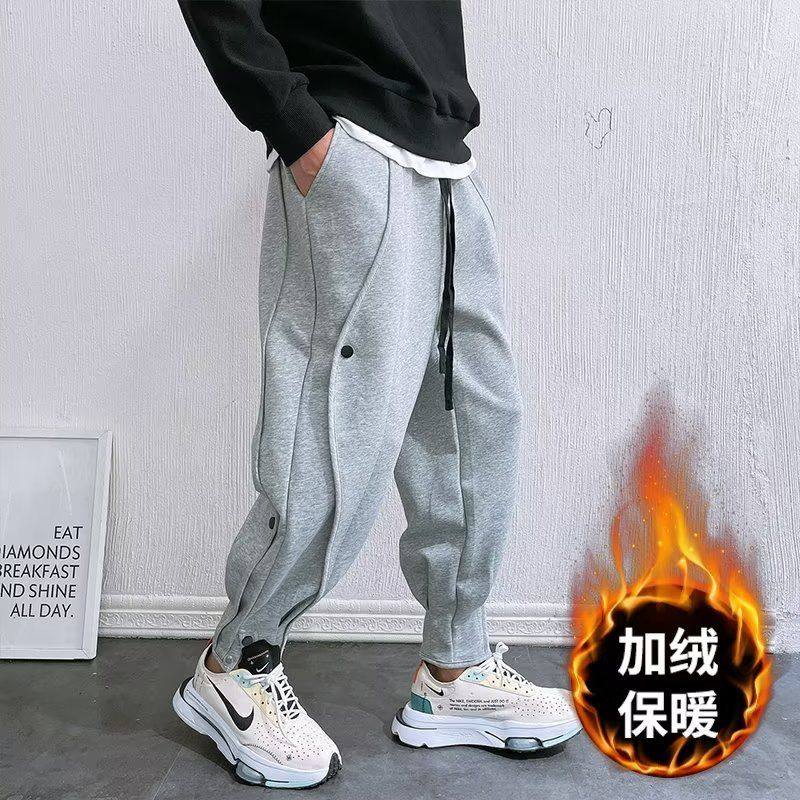 秋冬大码卫裤男重工艺潮流宽松百搭休闲裤时尚束脚裤运动裤男装,女装/女士精品,卫裤,淘宝优惠券,粉丝福利购,淘宝优惠卷