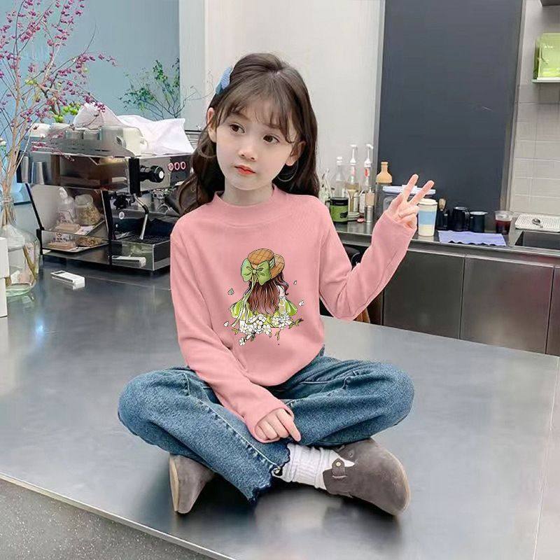 女童半高领德绒加厚打底衫秋冬内搭儿童装大童长袖T恤春秋款上衣,童装/婴儿装/亲子装,T恤,淘宝优惠券,粉丝福利购,淘宝优惠卷