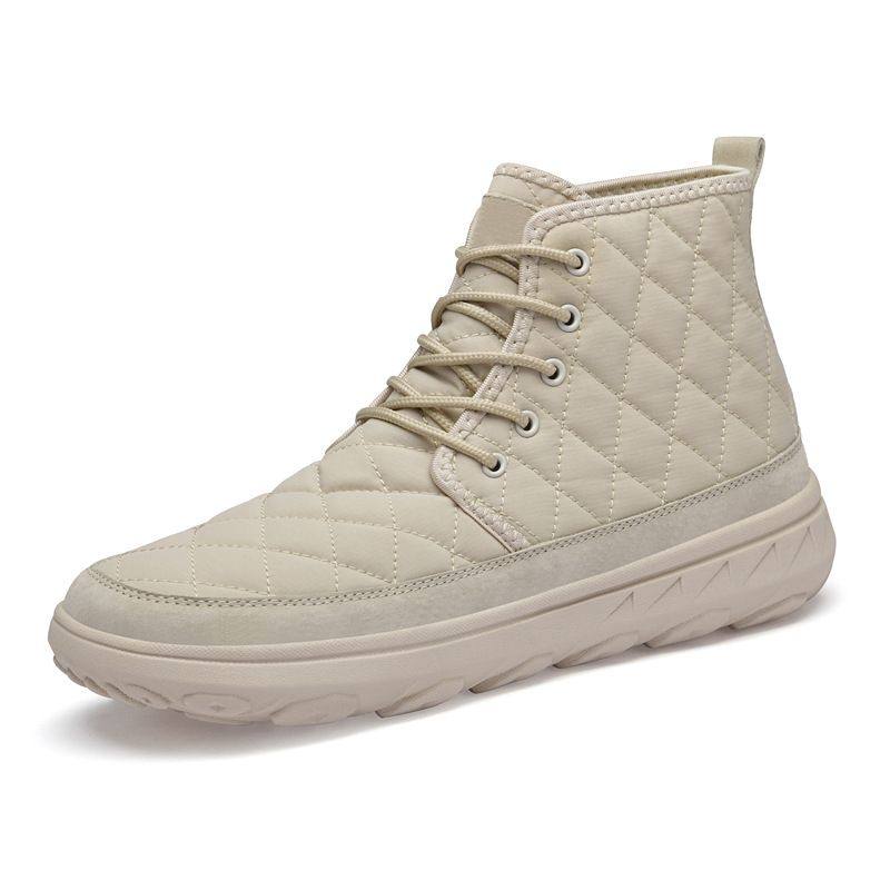 保暖高帮棉鞋男冬季加绒加厚东北棉鞋男士户外运动厚底防滑雪地靴