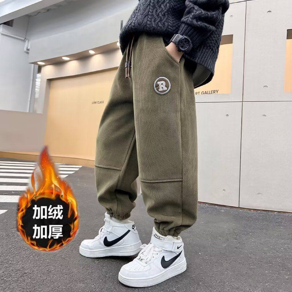 男童裤子春秋款加绒儿童运动裤中大童秋季卫裤男孩秋装长裤潮,童装/婴儿装/亲子装,儿童运动裤,淘宝优惠券,粉丝福利购,淘宝优惠卷